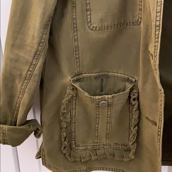 Anthropologie olive green jacket - Picture 2 of 4